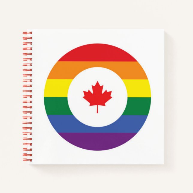 Cuaderno Orgullo gay de Canadá (Anverso)