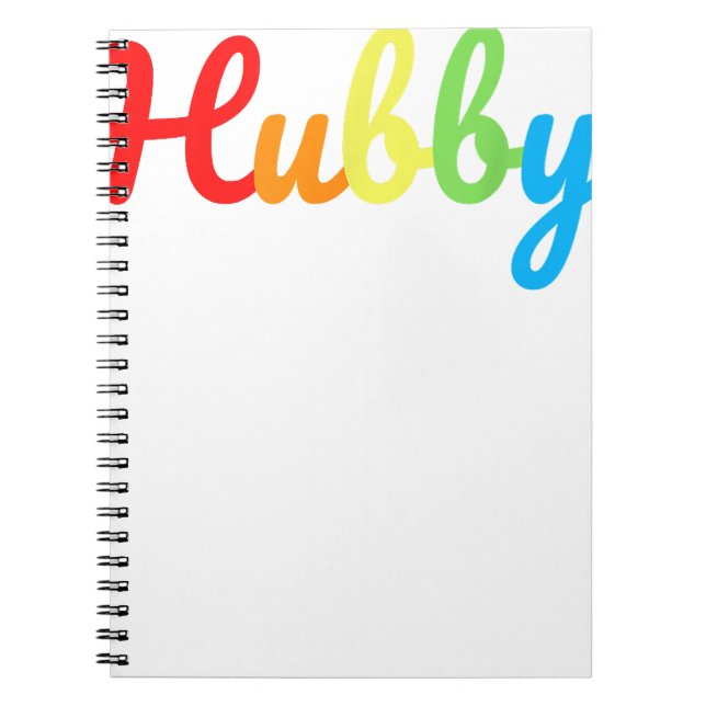 Cuaderno Orgullo gay hubby Regalos de boda LGBT luna de mie (Frente)
