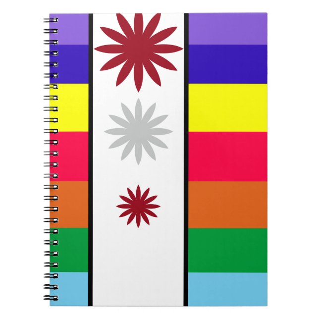 Cuaderno orgullo LGBT del arcoiris (Frente)