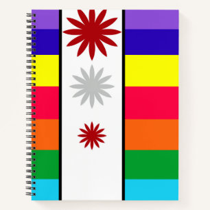 Cuaderno orgullo LGBT del arcoiris