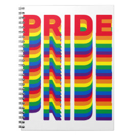 Cuaderno Orgullo lgbt lgbtq color arcoiris gay patrón
