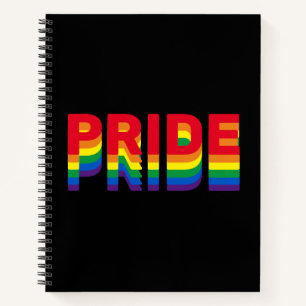 Cuaderno Orgullo lgbt lgbtq queer arcoíris gay negro
