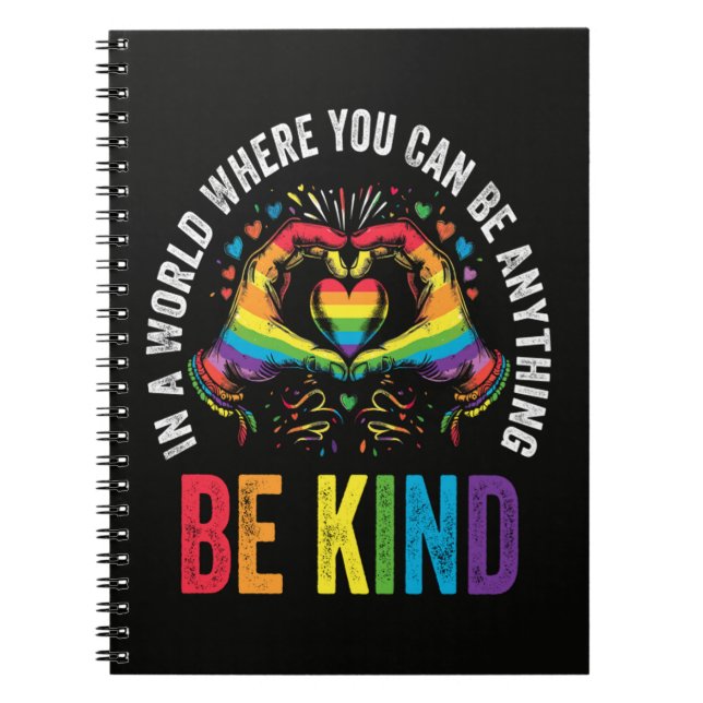 Cuaderno Orgullo LGBT Mes de Amabilidad (Frente)