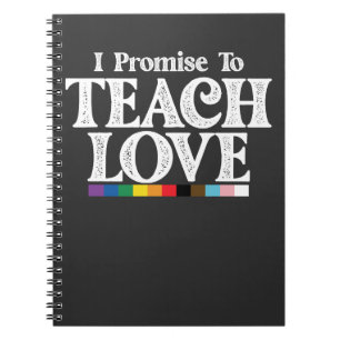Cuaderno Orgullo LGBT Profesor Prometo Enseñar Amor Gay