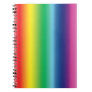 Cuaderno Orgullo lgbtq lgbt color de la bandera arcoíris es
