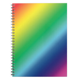 Cuaderno Orgullo lgbtq lgbt patrón de colores arcoíris