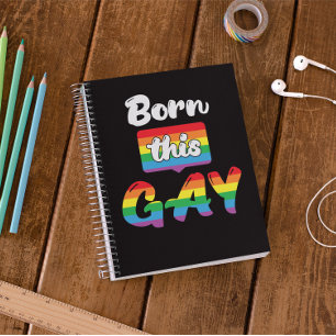Cuaderno Orgullo LGBTQ+ Nació este portátil de fotos en esp