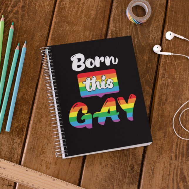 Cuaderno Orgullo LGBTQ+ Nació este portátil de fotos en esp (Subido por el creador)