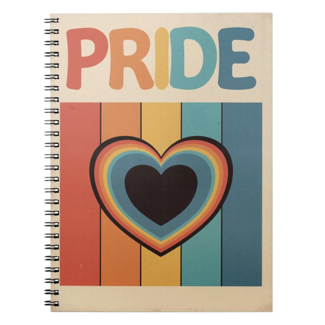Cuaderno Orgullo LGBTQ+ Retro (Frente)
