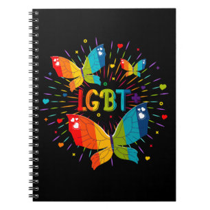 Cuaderno Orgullo mariposa amor amor conciencia LGBT