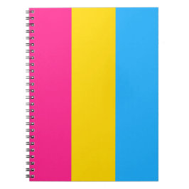 Cuaderno Orgullo Pansexual (Bandera Pan)
