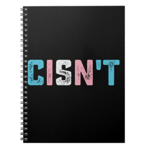 Cuaderno Orgullo Transgénero Cis no es LGBTQ Bandera Trans 