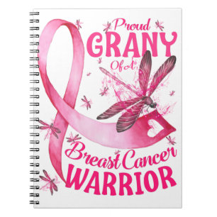 Cuaderno Orgullosa Abuela De Un Guerrero Del Cáncer De Mama