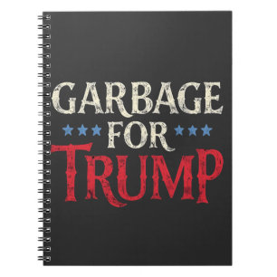 Cuaderno Orgullosa basura latinos de Puerto Rico para Trump
