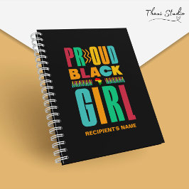 Cuaderno Orgullosa familia del mes de la historia negra del