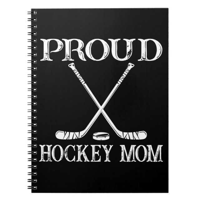 Cuaderno Orgullosa mamá de hockey (Frente)