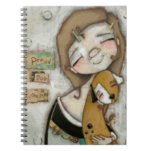 Cuaderno Orgullosa Perro Mom - Notebook