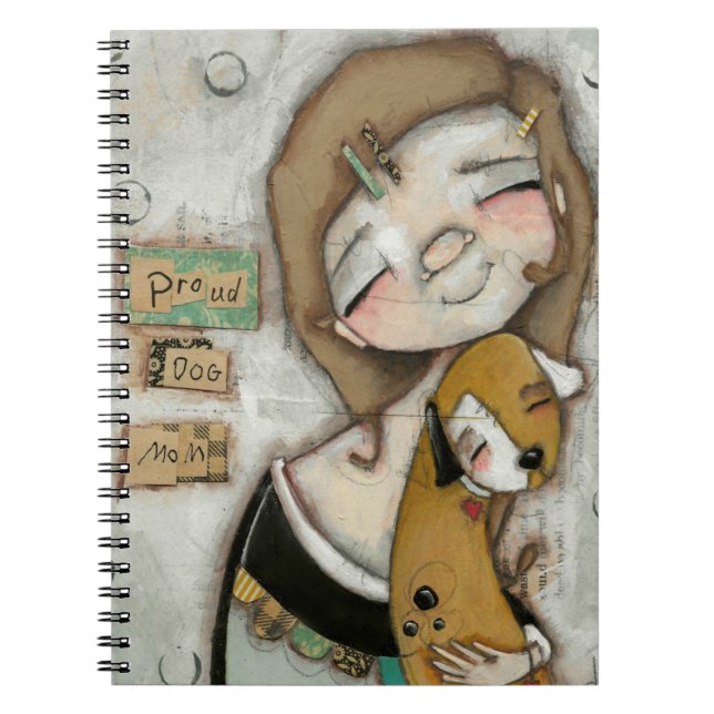 Cuaderno Orgullosa Perro Mom - Notebook (Frente)
