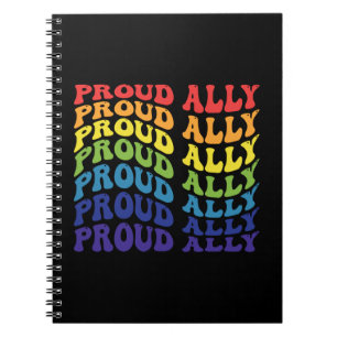 Cuaderno Orgulloso Ally   LGBTQ   Orgullo gay   Arcoiris