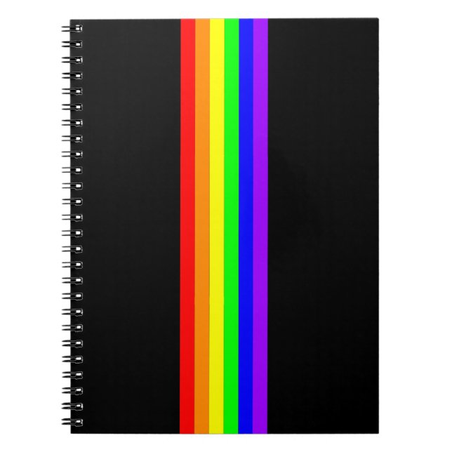 Cuaderno Orgulloso arcoiris (Frente)