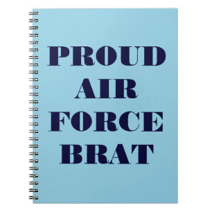 Cuaderno Orgulloso cachorro de la Fuerza Aérea