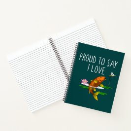Cuaderno ¡Orgulloso de decir que amo a Koi!