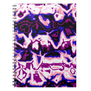 Cuaderno Orgulloso de Fluidos de Género Rayas Mármol Retro