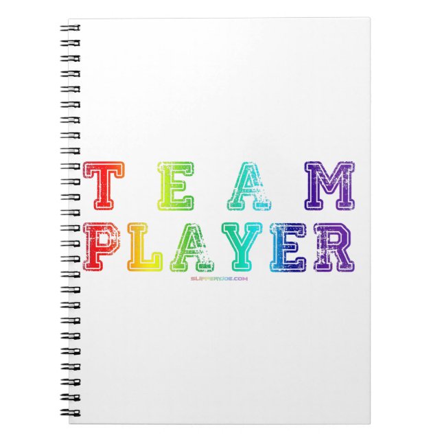 Cuaderno Orgulloso de las palabras de SlipperyJoe's Team Pl (Frente)