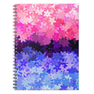 Cuaderno Orgulloso Floral Retro Quirky Boho Omnisexual