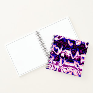 Cuaderno Orgulloso Funky Boho Retro Mármol Rayas Genderflui
