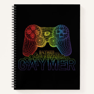 Cuaderno Orgulloso Gaymer, juego del orgullo gay