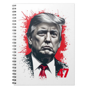 Cuaderno Orgulloso Maga Trump vance la inauguración de la p