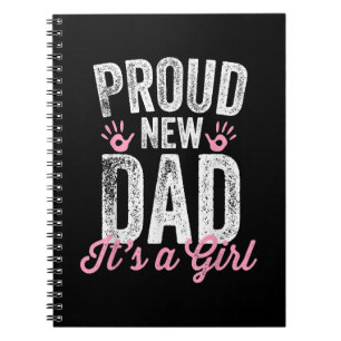 Cuaderno Orgulloso Nuevo Papá Es Una Niña Regalos Padre a s