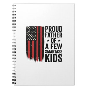 Cuaderno Orgulloso padre de unos cuantos niños descarados C