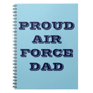 Cuaderno Orgulloso Padre Fuerza Aérea