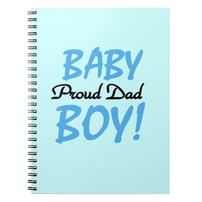 Cuaderno Orgulloso papá Baby Boy Regalos (Frente)