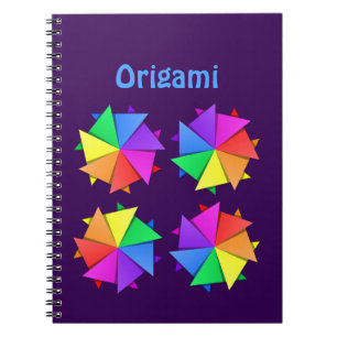Cuaderno origami arcoiris