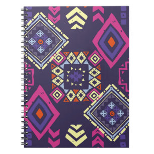 Cuaderno Origen geométrico primitivo, étnico tribal.