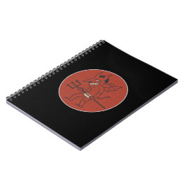 Cuaderno original personalizado satanista diablo. 