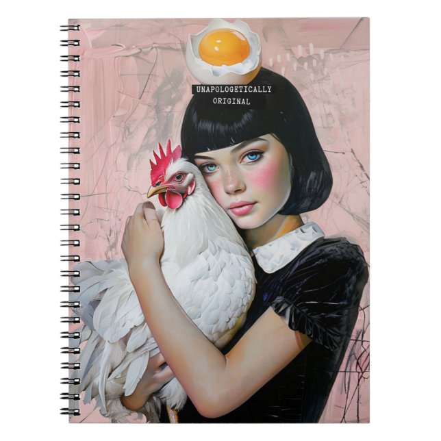 Cuaderno Original sin arrepentimiento | Diario de bloc de n (Frente)