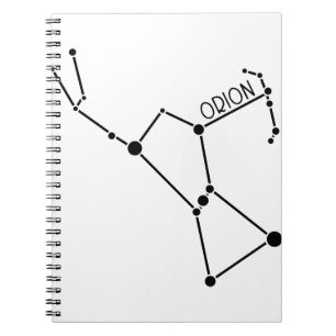 Cuaderno Orión la constelación del cazador protagoniza el