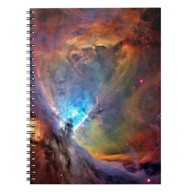 Cuaderno Orion Nebula Espacio Galaxia de bajo contraste (Frente)