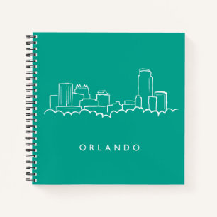 Cuaderno Orlando Florida Skyline