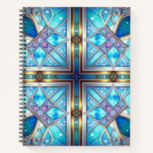 Cuaderno Ornado Azul