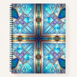 Cuaderno Ornado Azul