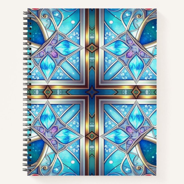 Cuaderno Ornado Azul (Anverso)