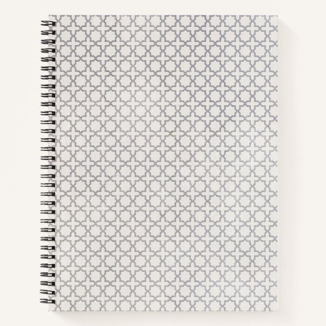 Cuaderno Ornamento árabe elegante (Anverso)