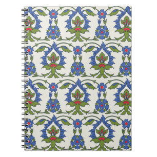 Cuaderno Ornamento árabe tradicional sin fisuras. Turco, Iz