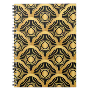 Cuaderno Ornamento art decó: Patrón de cosecha sin soldadur