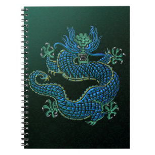 Cuaderno Ornamento chino del dragón